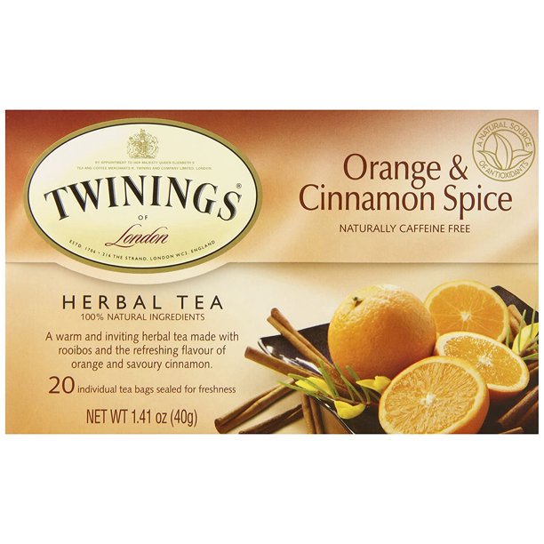 Twinings Orange & Cinnamon Spice Tea 20 ct (1.41 oz)