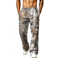 thumbnail image 2 of Dwelliawo Men's Baggy Camo Pants Camouflage Sweatpants with Pockets,Camo Cargo Joggers for Gym Workout & Hiking Earthy Yellow 2xL, 2 of 6