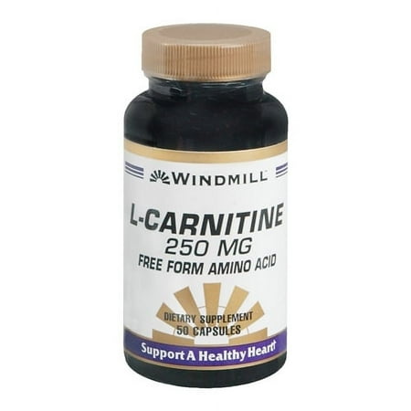 Windmill L-Carnitine 250 Mg Capsules - 50 Ea, 2 Pack
