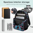 thumbnail image 5 of Yuyamidu Blue Bow Bookbag for Kids Middle School Book Bags 6th Grade Rugby Elementary Backpacks Primary School Bag for Girls 6-8, 5 of 7