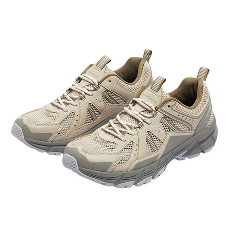 

cameljeans Men Breathable Non-Slip Sneakers Fashion Hiking Shoes Outdoor