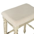 thumbnail image 4 of Linon Martha 30" Backless Bar Stool, Whitewash, 4 of 6
