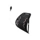 thumbnail image 1 of Cojín de soporte de cubierta de asiento de verano de coche de madera con malla ventilada Zulema Cojín de apoyo para la espalda Negro, 1 of 8