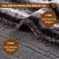 thumbnail image 2 of Heated Blanket Heat Settings Electric Blanket -Hour Auto Shut-Off Luxurious Faux Fur Sherpa Dual-Sided Heated Throw Machine Washable x es -Ready Elegant aging, 2 of 8