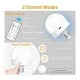 thumbnail image 3 of Rechargeable Battery Operated Light Bulbs, 300LM E26 Screw in Light Bulb for Lamps with Remote Control Dimmable&, 3 of 5