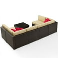 thumbnail image 3 of Crosley Sea Island Ensemble de 7 Pièces en Bois Brun et Sable, 3 of 6