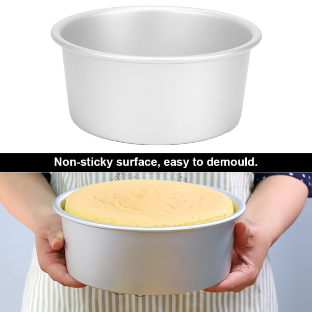 Uqezagpa Ensemble Moules à Gâteau Ronds En Acrylique PP - Kit De 3 Tailles Pour Fêtes D'Anniversaire Et Décoration