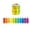 A, variant on 24.93ft Bulletin Board Border Decorations - Rainbow Crayon Border Trim for School Classroom Chalkboard Wall Window Door Decor