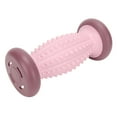 thumbnail image 2 of Rodillo de masaje de pies ergonómico ABS para muñecas y cuello, color rosa y morado., 2 of 14