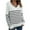 White, variant on biudgviw Striped Sweater for Womens Trendy V Neck Long Sleeve Pullover Tops Loose Winter Warm Soft Knitted Tunic Shirts