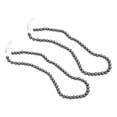 thumbnail image 4 of Pulsera elástica con cuentas, 2 piezas de cuentas negras redondas Pulsera elástica con cuentas redondas Cuerda de cuentas redondas Probada profesionalmente, 4 of 9
