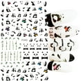 thumbnail image 2 of Panda love black and white nail art stickers - Fun and unique, 2 of 6