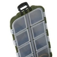 thumbnail image 4 of Fishing Box, Green Portable Double-sided Fishing Storage Box, For Traveling, 4 of 8