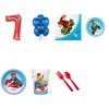 Super Mario Brothers Mario Kart Wii Party Supplies Party Pack For 16 With Red #7 Balloon