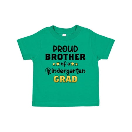 

Inktastic Proud Brother of a Kindergarten Grad Gift Toddler Boy Girl T-Shirt