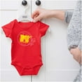 thumbnail image 5 of Retro MTV Logo Moon Man Graffiti Romper Boys or Girls Infant Baby Brisco Brands NB, 5 of 6
