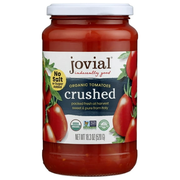 Jovial Organic Crushed Tomatoes, 18.3 oz NSD3