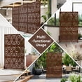 thumbnail image 6 of 72" x 44" Brown Metal Outdoor Panel Privacy Screens, 6 of 7