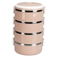 thumbnail image 4 of Stainless Steel Bento Box,Portable 304 Stainless Steel Food Storage Containers Cylinder Lunch Container Top-Notch Performance, 4 of 8