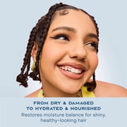 SheaMoisture Daily Hydration Shampoo for All Hair Types 100% Virgin Coconut Oil Sulfate-Free ,13Fl oz