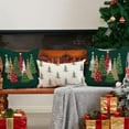 thumbnail image 4 of Christmas Pillow Covers 20x20 Inch Set of 2 Christmas Tree Decorative Green Throw Pillows Winter Christmas Decor for Home Couch TH-50B20, 4 of 6