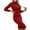 Red, variant on biudgviw Women's Turtleneck Sweater Dress Long Sleeve Ribbed Knit Fall Dress Stretch Midi Bodycon Dresses