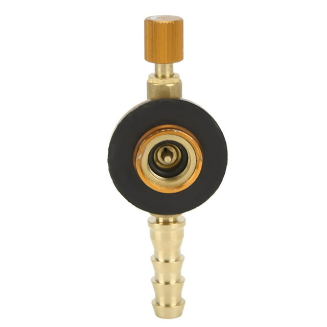 Gas Stove Inflatable Valve, Safe To Use Prevent Gas Leakage Gas Stove Safe Switch Anti Rust For Picnic For Outdoor Activities Yellow