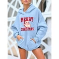 thumbnail image 2 of Merry Christmas Santa Hoodie Vintage Santa Christmas Sweatshirt Xmas Holiday Retro Christmas Vibes Shirts, 2 of 5