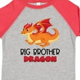 thumbnail image 4 of Inktastic Big Brother Cute Red and Orange Dragon Boys Toddler T-Shirt, 4 of 5