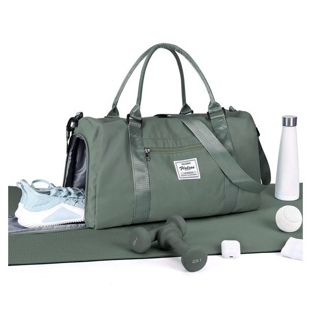 Bolsa de gimnasio WisePack impermeable con compartimento para zapatos de 30 x 19 x 45 cm