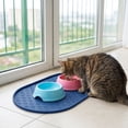 thumbnail image 2 of Pet Silicone Mat with Raised Edge, Paw Pattern Waterproof Non-Slip Mat for Dog & Cat Feeding, Easy to Clean and Anti Splash, 2 of 5