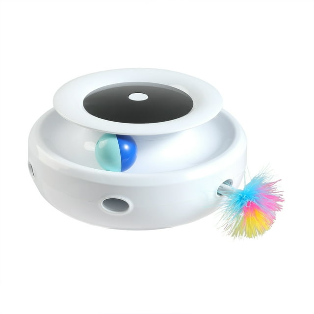 LSLJS Electric Toy Pet Tower Turntable Crazy Turntable Smart Funny Stick, Pet Supplies