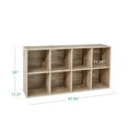 thumbnail image 3 of Best Choice Products 8-Cube Bookshelf, 11in Display Storage System, Organizer w/ Removable Back Panels - Greige, 3 of 9