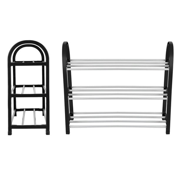 Zapatos De Apoyo, Estante Para Zapatos Estante De Almacenamiento De Zapatos Bricolaje Plástico + Estante Para Zapatos De Aluminio Ahorro De Espacio Organizador De Zapatos Rango De ANGGREK Shoes Rack