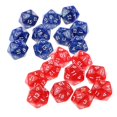thumbnail image 1 of de dados poliédricos numéricos de 20 piezas para de s de Rojo y azul, 1 of 7