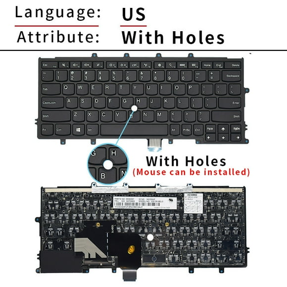 US Laptop keyboard For Lenovo ThinkPad X240 X240S X230S X250S X270 X260S X13 L13 X280 A285 X390 X395 Notebook English keyboard US X240 X240S X230S