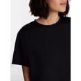 thumbnail image 5 of Avia Women's Cropped Boxy Tee with Short Sleeves, Sizes XS-XXXL, 5 of 6