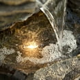 thumbnail image 6 of Alpine Corporation Five-Level Rock Waterfall Indoor/Outdoor Fountain, 6 of 14