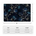 thumbnail image 7 of YFYANG 36"x24" Non-Slip Flannel Carpet Doormat, Living Room Bedroom Office Decorative Area Rugs, Indoor Vintage Abstract Floral Floor Mats, 7 of 7