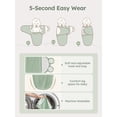 thumbnail image 6 of YOOFOSS Baby Swaddles for Newborns 100% Organic Cotton, Adjustable Swaddle Sleep Sack 0-3 Months Newborn Swaddle Sack 2 Pack, Breathable Soft, 6 of 9