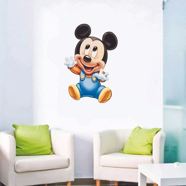 Bedroom Mickey Mouse Wall Painting Ideas Design Corral - Mickey Mouse Home Decorating Ideas