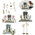 thumbnail image 2 of Conjunto de 6 piezas de adornos de Jesús para pesebre, artesanías de resina, estación independiente de gran venta transfronteriza., 2 of 7