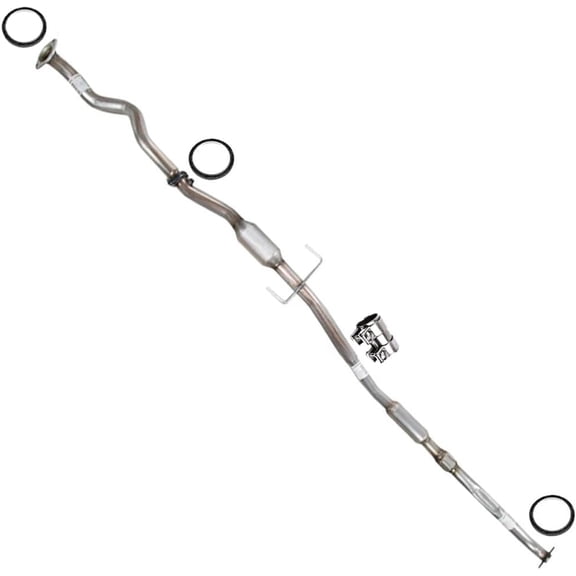 Northeastern Exhaust Front Pipe, Catalytic Converter & Resonator Fits 2004-2005 Toyota RAV4 2.4L - Direct Fit EPA-Approved | Stainless Steel System Kit