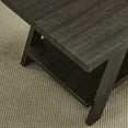 thumbnail image 2 of Roundhill Furniture Athens Wood Shelf End Table in Weathered Espresso, 2 of 3
