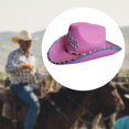 thumbnail image 4 of Sombrero de occidental con Tiara Balls Decorativo de Novedad Sombrero de vaquero para mujeres Adultos Adolescentes Vestirse Zulema Sombrero de vaquero, 4 of 8