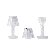 HIBIBUD Crystal Cordless Desk Lamp with Control,Rechargeable Crystal Lamp for Bedside,Nightstand,Bedroom Lighting,LED Touch Lamp for Study,Office,Living Room