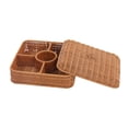 thumbnail image 1 of Cesta de almacenamiento Cesta de frutas secas, bandeja de servicio práctico y versátil que servicio, cesta de picnic para restaurante de dormitorio Cuadrado, 1 of 8