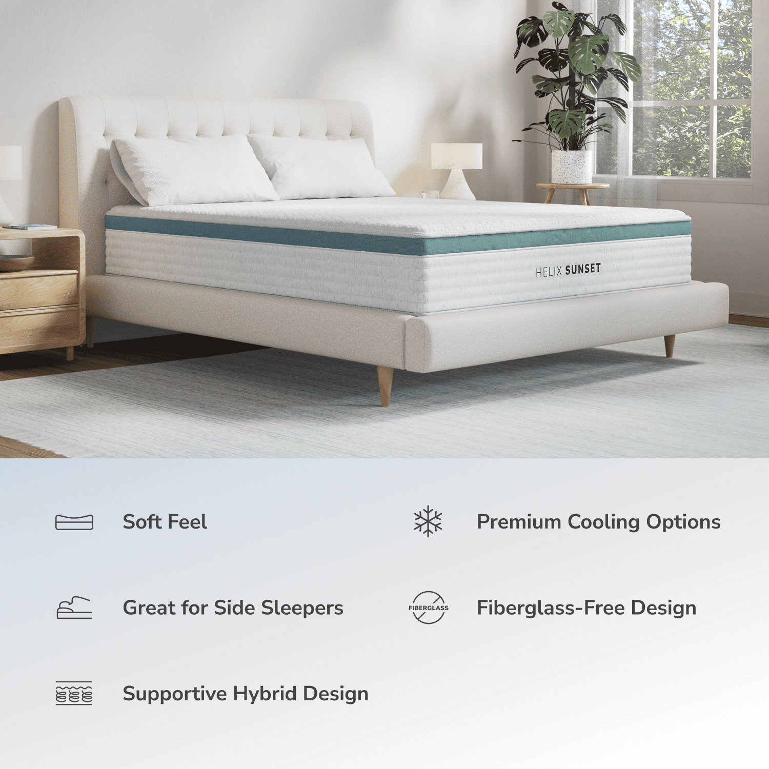 Helix Sunset Soft Mattress, Twin
