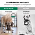 thumbnail image 6 of Iconic Pet - Stainless Steel Non-Skid Pet Bowl for Dog or Cat - 64 oz - 8 cup, 6 of 10