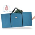 thumbnail image 2 of Hearth & Harbor Pack of 2 Christmas Tree Storage Bag - Fits Up to 7.5 ft Holiday Trees - Large Christmas Tree Storage Box Container Made from Durable Waterproof Fabric with Handles & Dual Zipper, 2 of 7